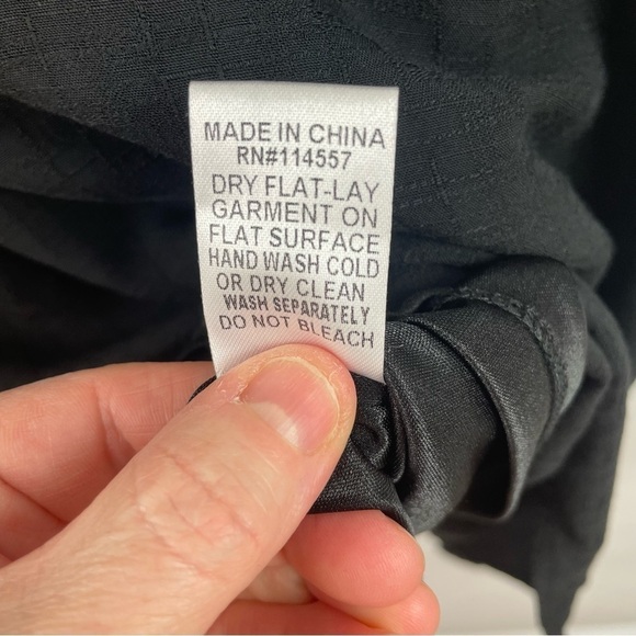 Anthropologie THML Shift Dress Black Floral Festival Bohemian Festival Peasant S - Picture 13 of 14